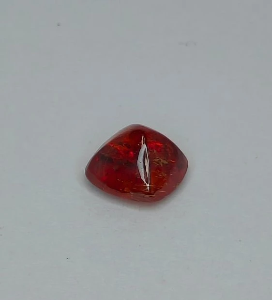 11.90ct Natural Fanta Garnet Square Cut Loose Gemstone From Nigeria — view 3